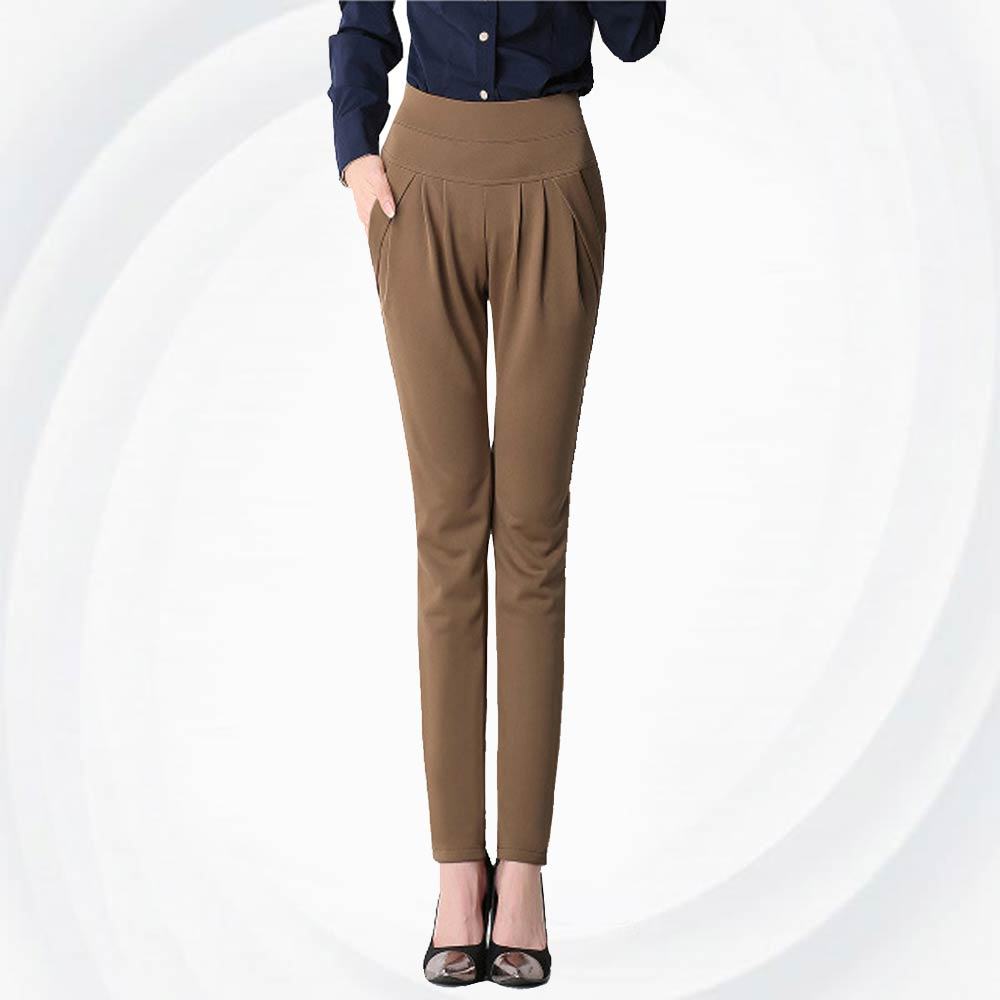 brown casual trousers