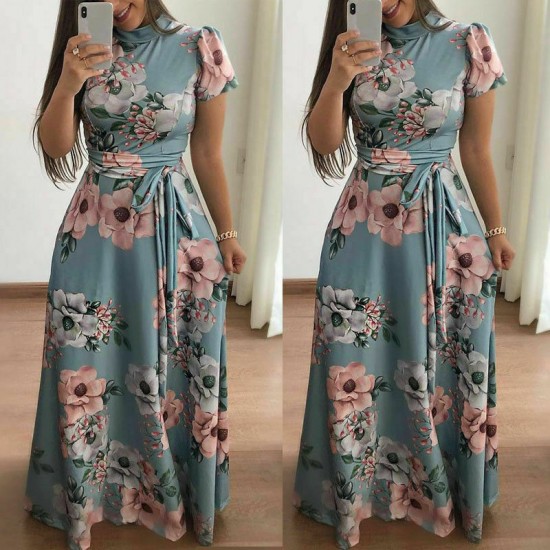 floral-prints-short-sleeved-light-blue-casual-maxi-dress 