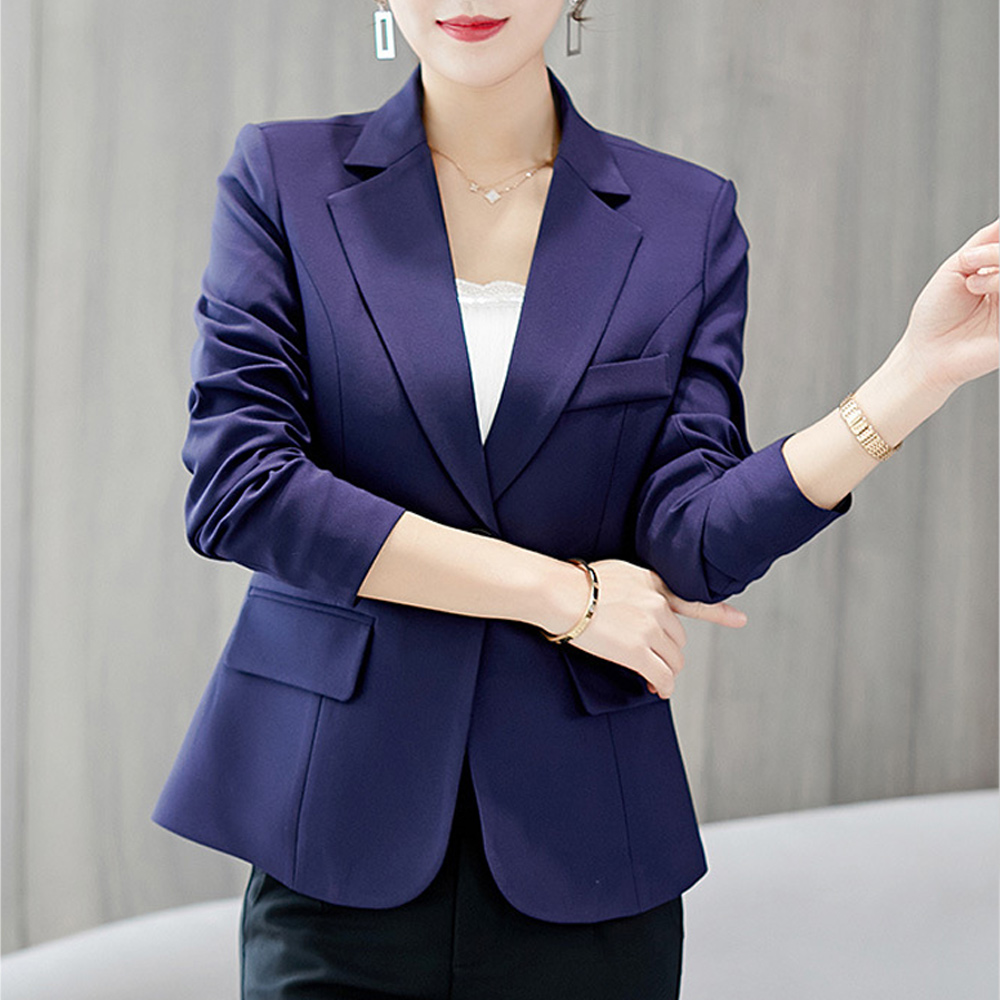 Buy Formal Wear Ladies Slim Blue Suit Jacket WJ-46BL | Fashion ...