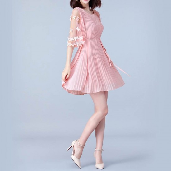 Pink chic outlet dress