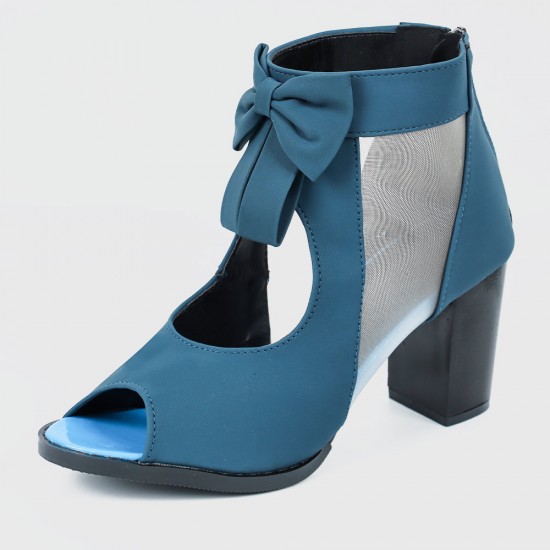 Blue store heeled sandals