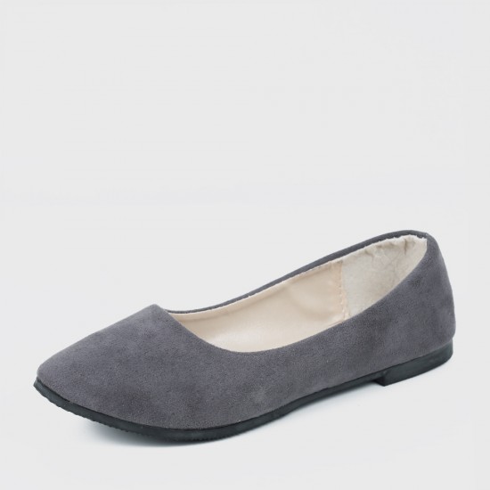 Womens shoes hot sale gray flats