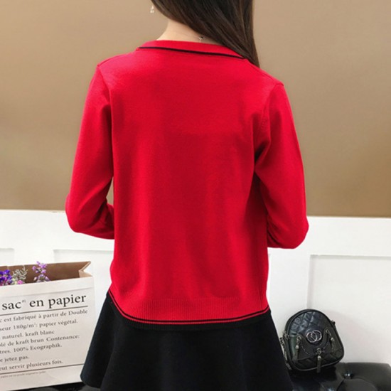 knitwear red