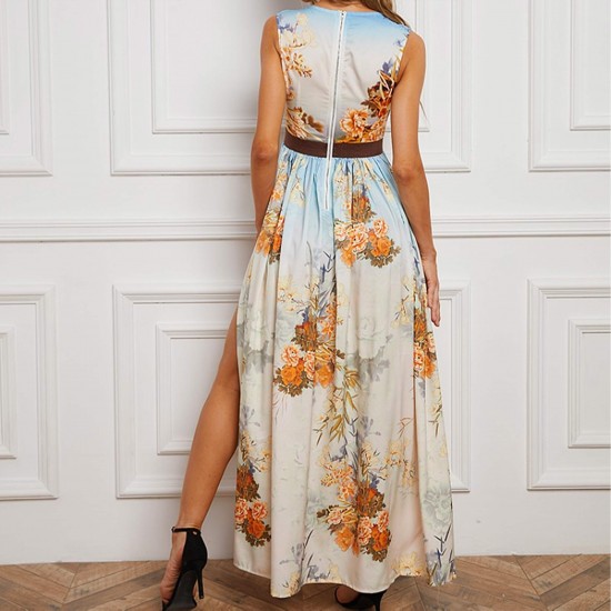 On a shop high maxi dress