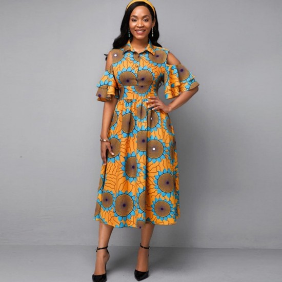 African pleated outlet dresses