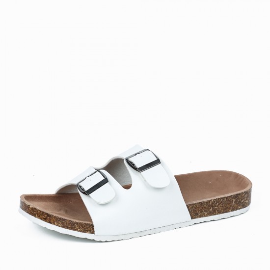 Ladies best sale white sandals