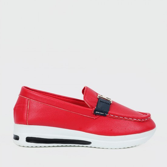 Calvin klein red loafers on sale
