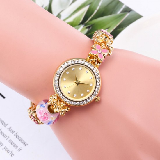 EQWLJWE Jadi European And American Fashion Style Gold Dial Ladies Bracelet  Watch Set Women's Watches Holiday Clearance - Walmart.com