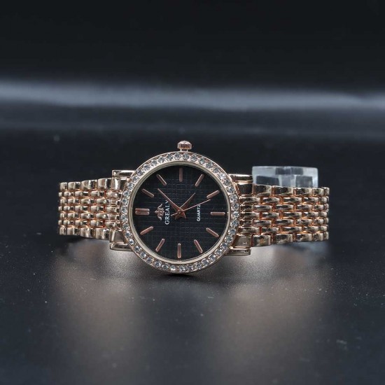 Diamond encrusted watch on sale women's