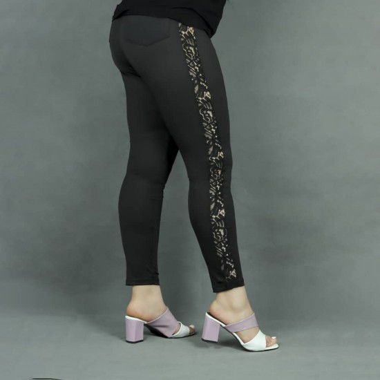 Pants with lace sale