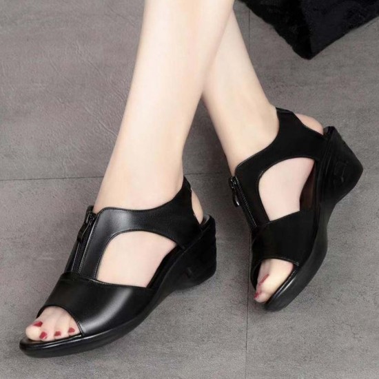 Hollow best sale wedge heels