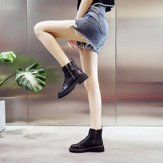 Womens casual best sale black ankle boots