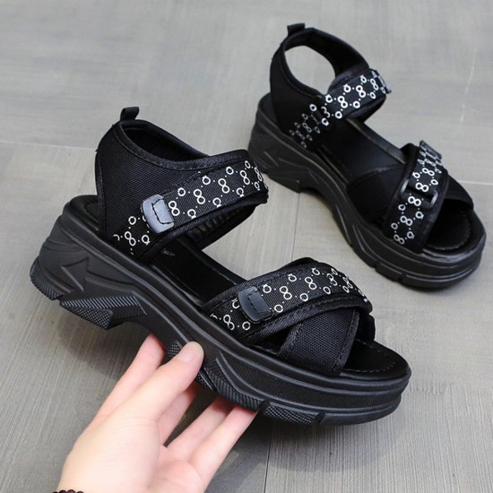 Open toe velcro store sandals