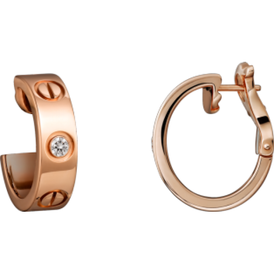 Screw Style Hoop Earring Set Bronze - Tokasepeti