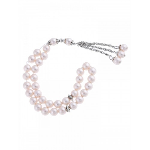 Showing image for Masbaha Unisex Blush Mother-of-Pearl Prayer Beads ANM-15 Masbaha Unisex Blush Mother-of-Pearl Prayer Beads ANM-15 image