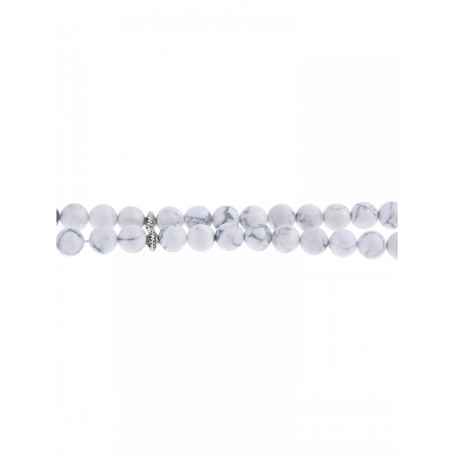 Showing image for Masbaha Unisex White Chalk Magnesite Prayer Beads ANM-22 Masbaha Unisex White Chalk Magnesite Prayer Beads ANM-22 image