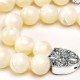 Showing image for De Hari's Diamond Men's Silver Plated Mother-of-Pearl Prayer Beads ANM-31 De Hari's Diamond Men's Silver Plated Mother-of-Pearl Prayer Beads ANM-31 image