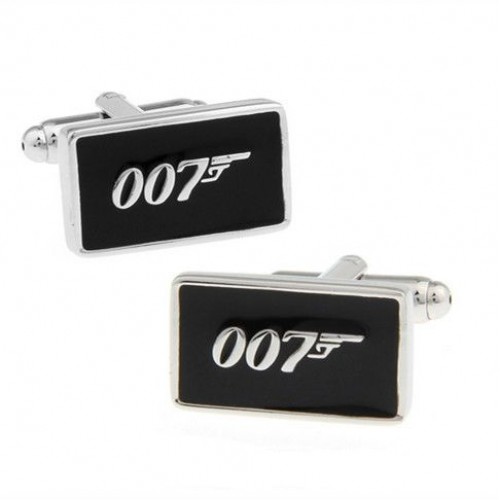 Showing image for Look Stylish Silver Tone 007 Design Cufflinks CFL-01 Look Stylish Silver Tone 007 Design Cufflinks CFL-01 image