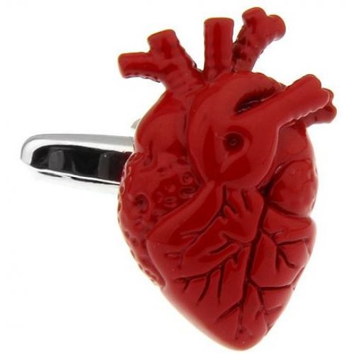 Showing image for Look Stylish Real Heart Shape Red Cufflinks For Lovers CFL-33 Look Stylish Real Heart Shape Red Cufflinks For Lovers CFL-33 image