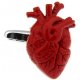 Showing image for Look Stylish Real Heart Shape Red Cufflinks For Lovers CFL-33 Look Stylish Real Heart Shape Red Cufflinks For Lovers CFL-33 image