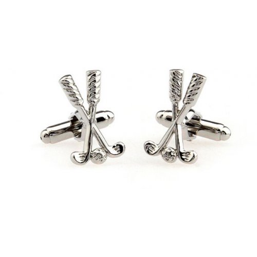 Showing image for Look Stylish Exqusite Silver Golf Cufflinks For Men CFL-38 Look Stylish Exquisite Silver Golf Cufflinks For Men CFL-38 |image