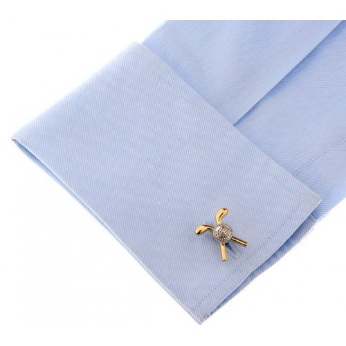 Showing image for Look Stylish Gold Plated Sports Golf Cufflinks For Mens CFL-40 Look Stylish Gold Plated Sports Golf Cufflinks For Mens CFL-40 image