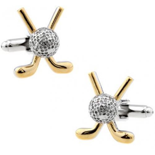 Showing image for Look Stylish Gold Plated Sports Golf Cufflinks For Mens CFL-40 Look Stylish Gold Plated Sports Golf Cufflinks For Mens CFL-40 image