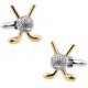 Showing image for Look Stylish Gold Plated Sports Golf Cufflinks For Mens CFL-40 Look Stylish Gold Plated Sports Golf Cufflinks For Mens CFL-40 image