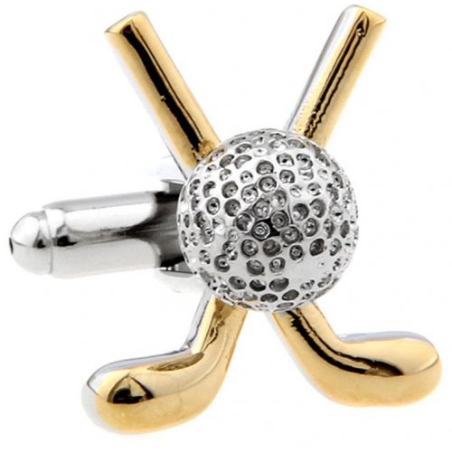 Showing image for Look Stylish Gold Plated Sports Golf Cufflinks For Mens CFL-40 Look Stylish Gold Plated Sports Golf Cufflinks For Mens CFL-40 image