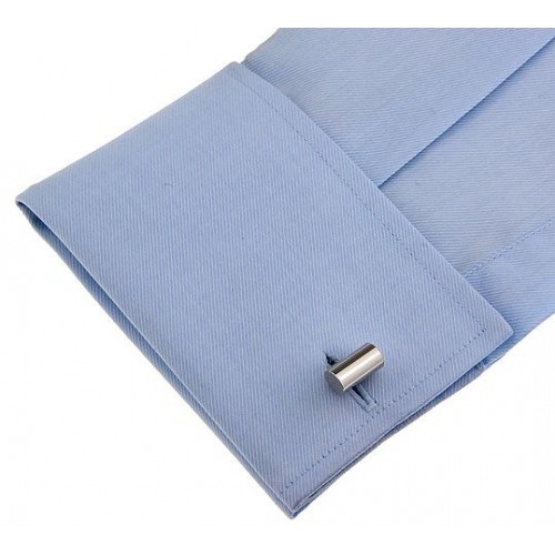 Showing image for Look Stylish Silver Cylindrical Cufflinks For Mens CFL-41 Look Stylish Silver Cylindrical Cufflinks For Mens CFL-41 image