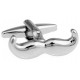 Showing image for Look Stylish Simple Silver Beard Mens Shirt Cufflinks CFL-54 Look Stylish Simple Silver Beard Mens Shirt Cufflinks CFL-54 image