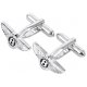 Showing image for Look Stylish Bently logo Silver Cufflinks for Men CFL-63 Look Stylish Bently logo Silver Cufflinks for Men CFL-63 image