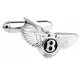 Showing image for Look Stylish Bently logo Silver Cufflinks for Men CFL-63 Look Stylish Bently logo Silver Cufflinks for Men CFL-63 image