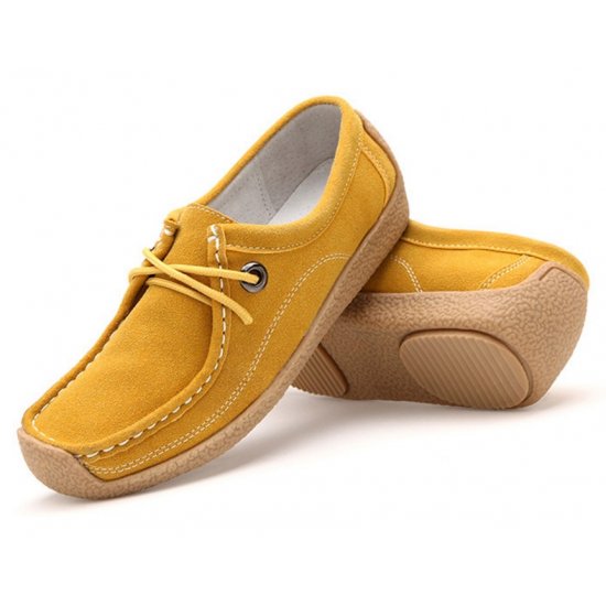 womens brown leather flat shoes