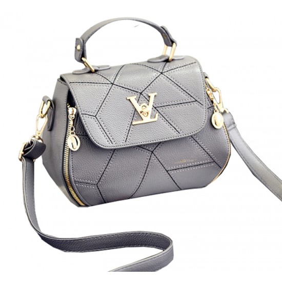 Grey store color handbags